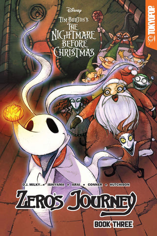 Disney Manga: Tim Burton's The Nightmare Before Christmas - Zero's Journey Graphic Novel Book 3 Paperback Comics NEW Diamond Comic Distributors, Inc.