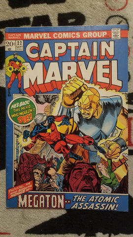 Captain Marvel #22 F+/6.5 1972 Marvel Comics Comics USED Local Comics