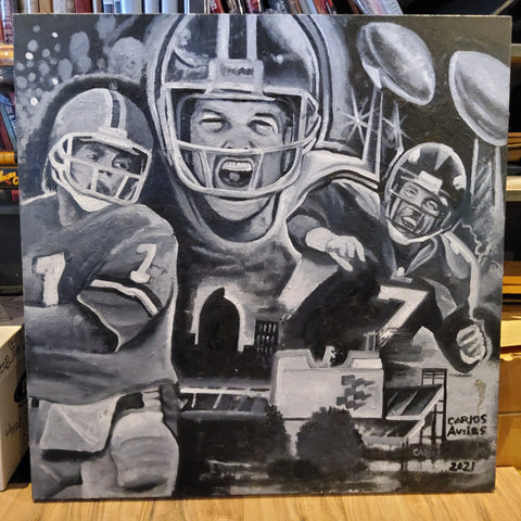 Oil Painting of John Elway Art Not specified