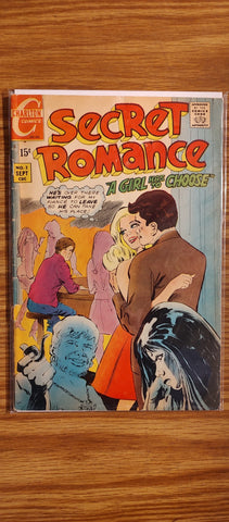 Secret Romance #2 VG/F/5.0 1969 Charlton Comics Comics USED Not specified