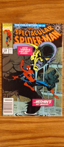 Spectacular Spider-Man #178 NM/9.4 1991 Marvel Comics Comics USED Not specified