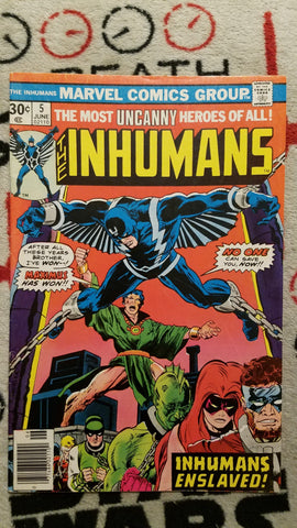 The Inhumans #5 VF/NM/9.0 1976 Marvel Comics Comics USED Local Comics