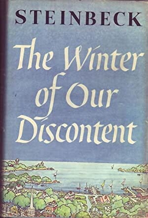 The Winter of Our Discontent - John Steinbeck 1961 1st Ed Books USED Not specified