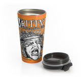 Stainless Steel Travel Mug, Orange Mug Printify